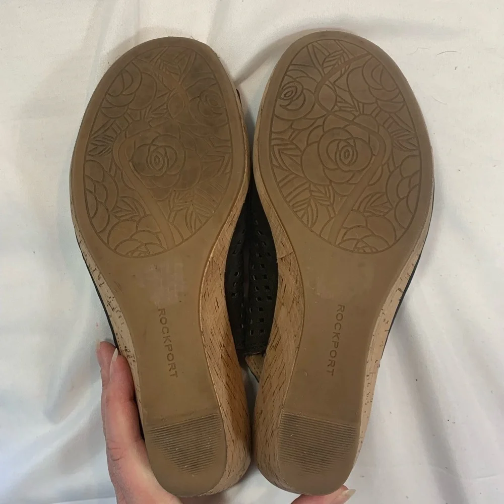 Rockport “tru365 comfort” Floating Wedge Sandals.